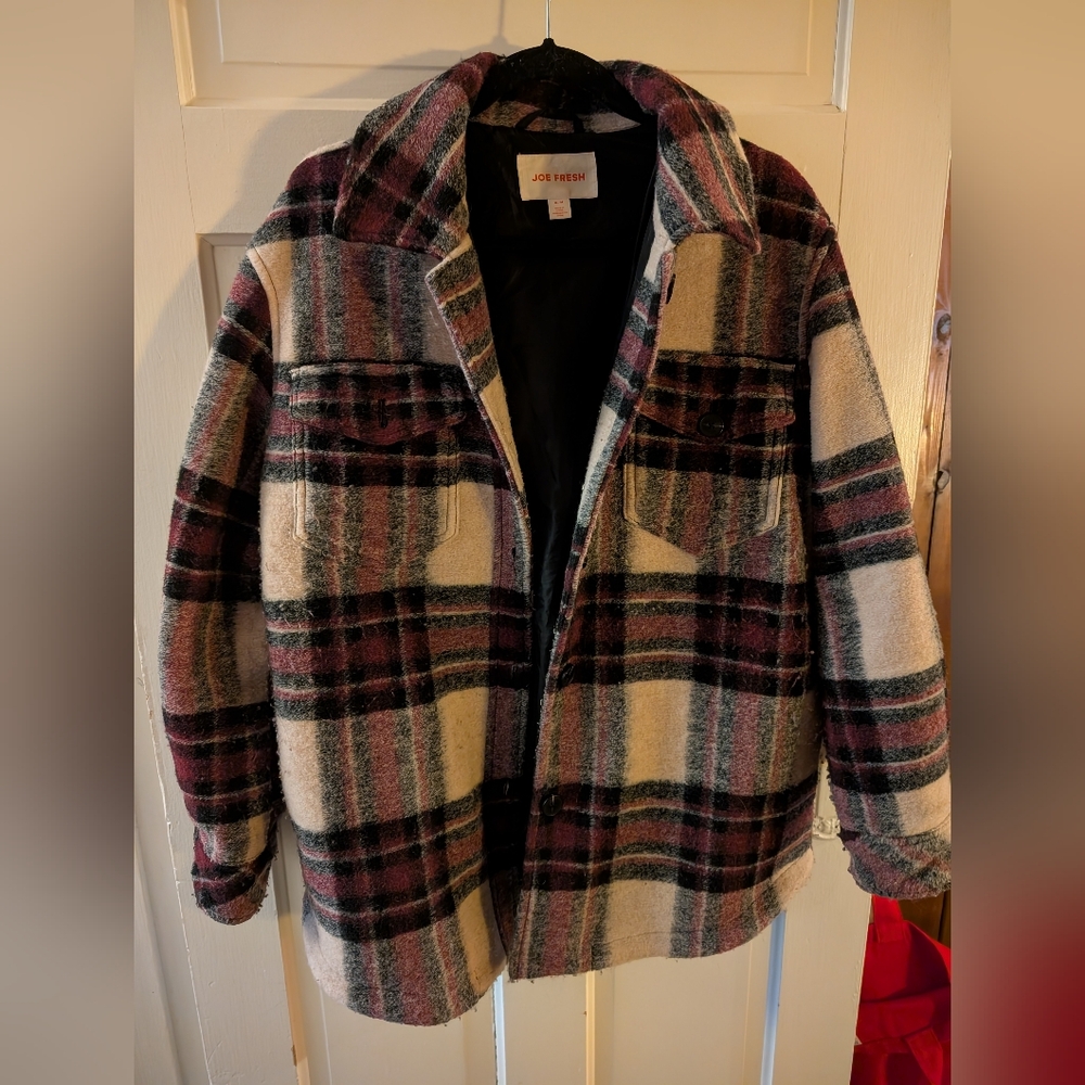 Joe Fresh Plaid Coat